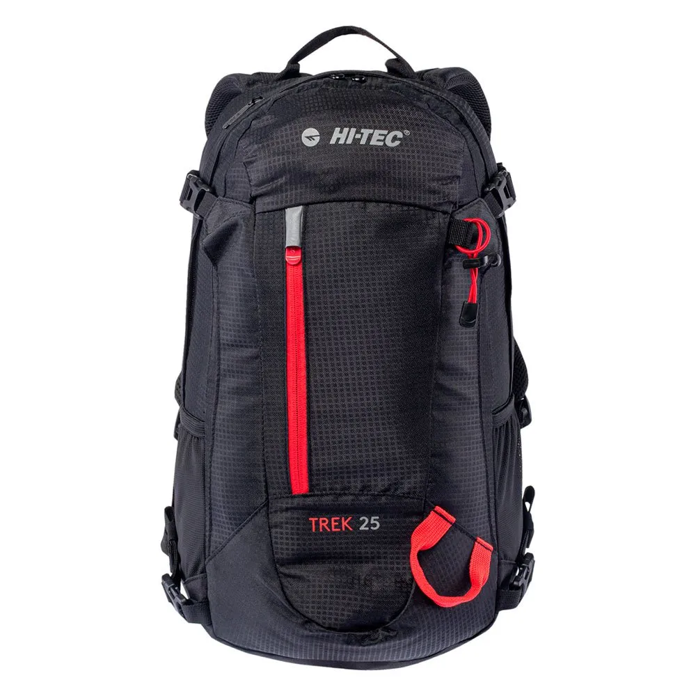 Hi-tec Trek 25l Rucksack, Black / red Hi-tec Trek 25l Rucksack, Black / red