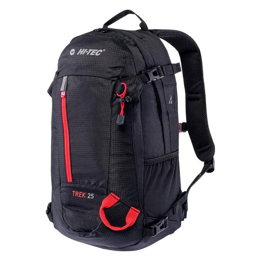 Hi-tec Trek 25l Rucksack, Black / red Hi-tec Trek 25l Rucksack, Black / red