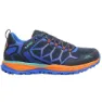 Navy / cobalt / vibrant orange / atlantis