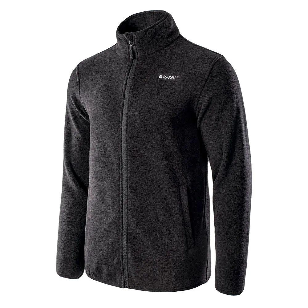 Hi-tec Zafir Fleece Mit Durchgehendem Reißverschluss, Black / black