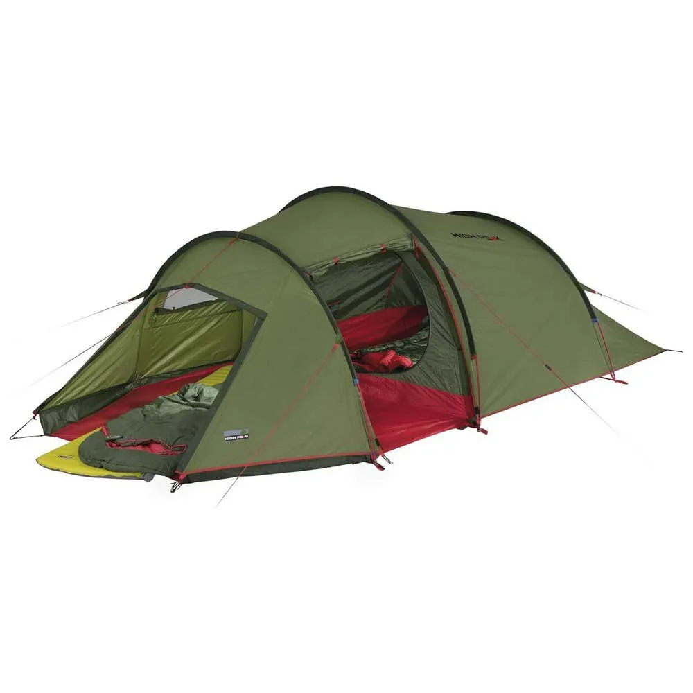 High Peak Falcon 3 Zelt, Pesto / red, 3PL High Peak Falcon 3 Zelt, Pesto / red, 3PL