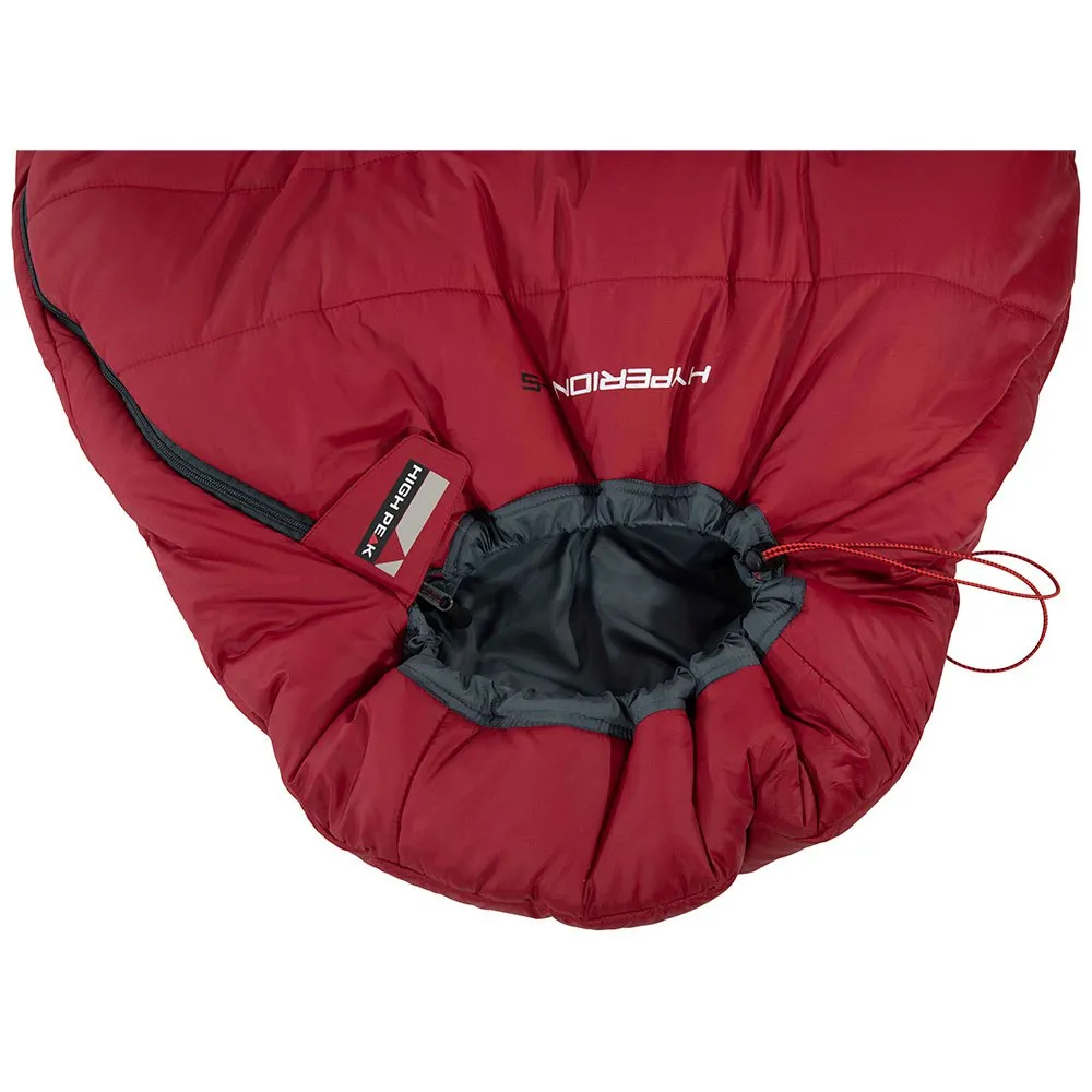 High Peak Hyperion 1m Schlafsack, Dark red / grey, Left High Peak Hyperion 1m Schlafsack, Dark red / grey, Left