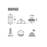 High Peak Minipack Zelt, Blue, 2PL