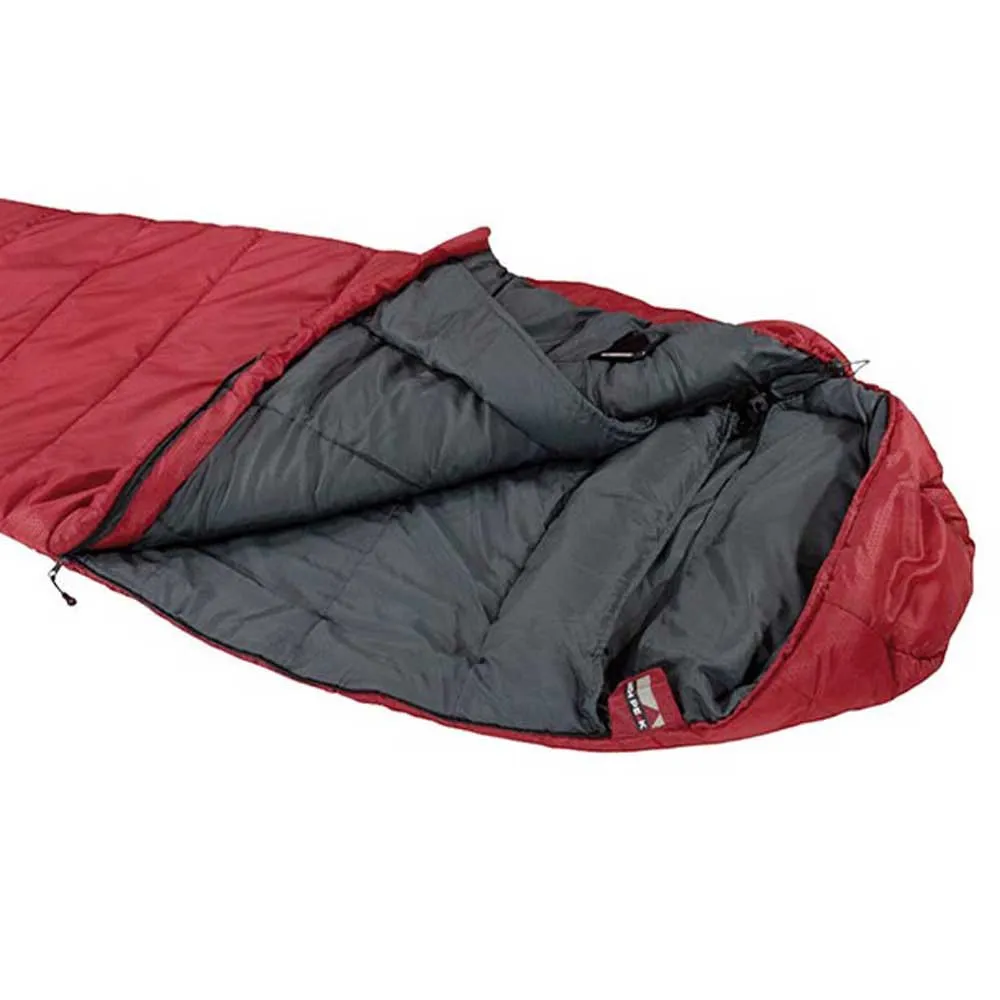 High Peak Redwood-3 Schlafsack, Darkred / grey, Left Zipper High Peak Redwood-3 Schlafsack, Darkred / grey, Left Zipper