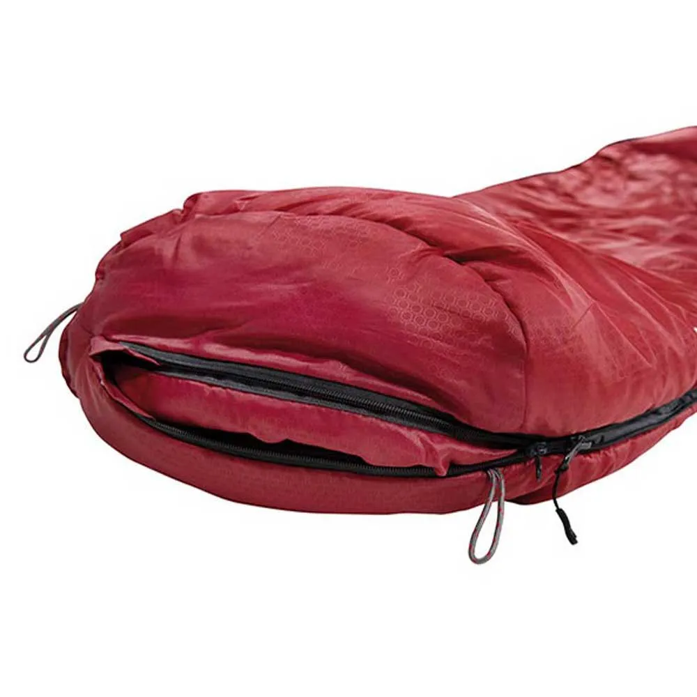 High Peak Redwood-3 Schlafsack, Darkred / grey, Left Zipper High Peak Redwood-3 Schlafsack, Darkred / grey, Left Zipper