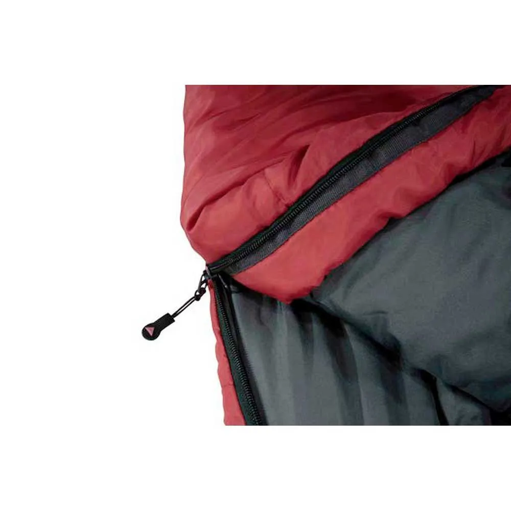 High Peak Tr 400 Schlafsack, Darkred / grey, Left High Peak Tr 400 Schlafsack, Darkred / grey, Left