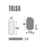 High Peak Tulsa Matte, Black