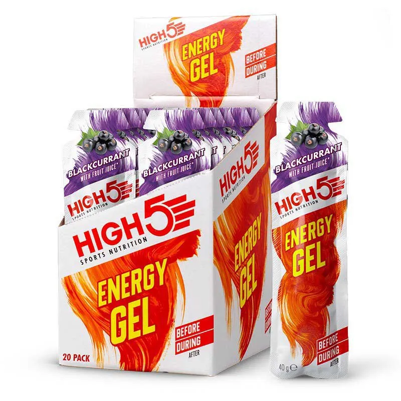 High5 Black Schachtel Mit Energiegelen Johannisbeere 40g 20 Einheiten, White / red, One Size High5 Black Schachtel Mit Energiegelen Johannisbeere 40g 20 Einheiten, White / red, One Size