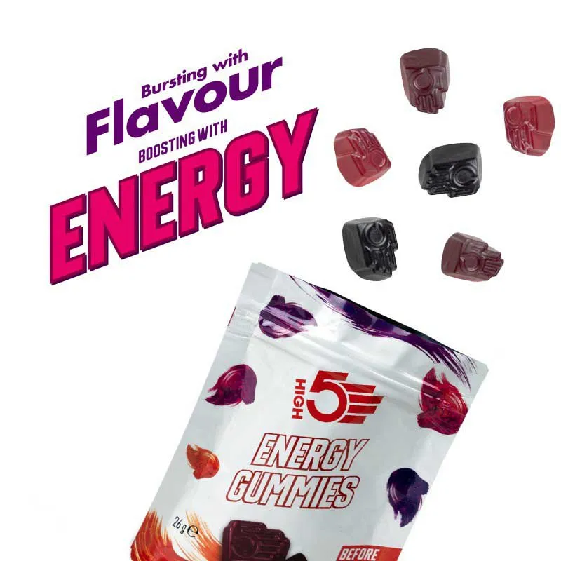 High5 Energie Gummibärchen Box Beere 26g 10 Einheiten, Multicolor, One Size