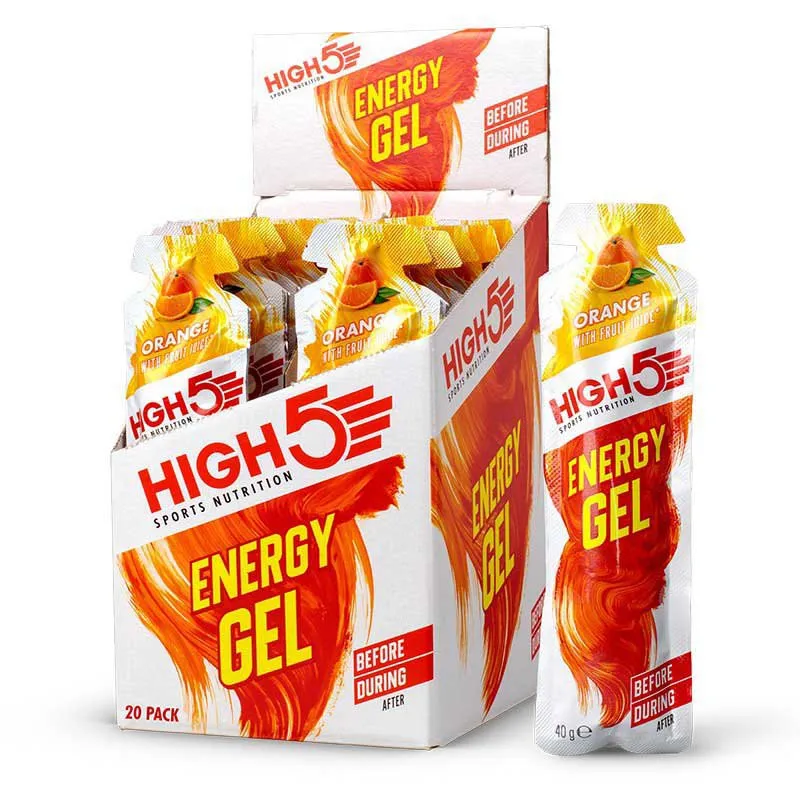 High5 Schachtel Mit Energiegelen 40g 20 Einheiten High5 Schachtel Mit Energiegelen 40g 20 Einheiten