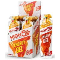 High5 Schachtel Mit Energiegelen Mango 40g 20 Einheiten High5 Schachtel Mit Energiegelen Mango 40g 20 Einheiten