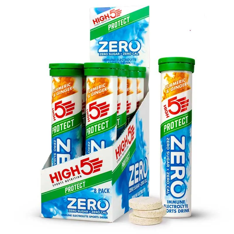 High5 Zero Protect Tablettenbox Kurkuma Und Ingwer 8 Einheiten, White / blue, One Size High5 Zero Protect Tablettenbox Kurkuma Und Ingwer 8 Einheiten, White / blue, One Size