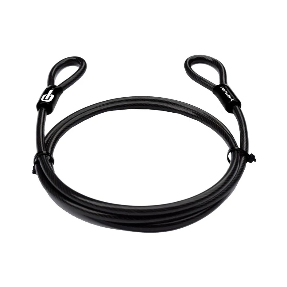 Hiplok Anti-Diebstahl-Kabel 2m Unisex, schwarz, TU