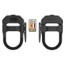 Hiplok Dx Frame Bügelschloss, All black, 14 x 85 x 150mm