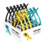 Hiplok Lok Combo Kabelbinderverschluss 12 Einheiten, Black / blue / yellow, One Size