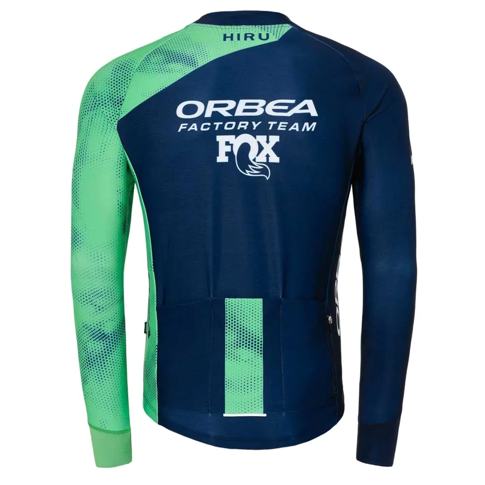 Hiru Core Thermal Orbea Factory Team Langarm-trikot Hiru Core Thermal Orbea Factory Team Langarm-trikot
