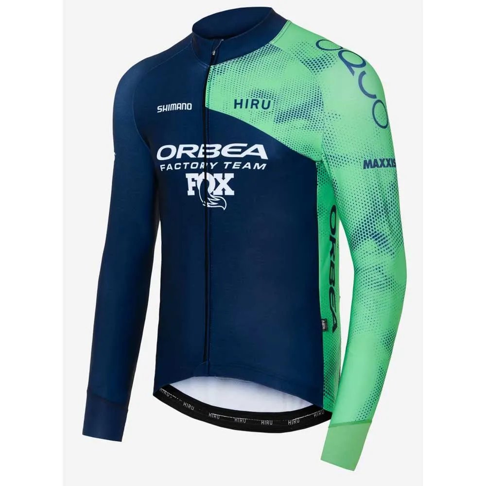 Hiru Core Thermal Orbea Factory Team Langarm-trikot Hiru Core Thermal Orbea Factory Team Langarm-trikot