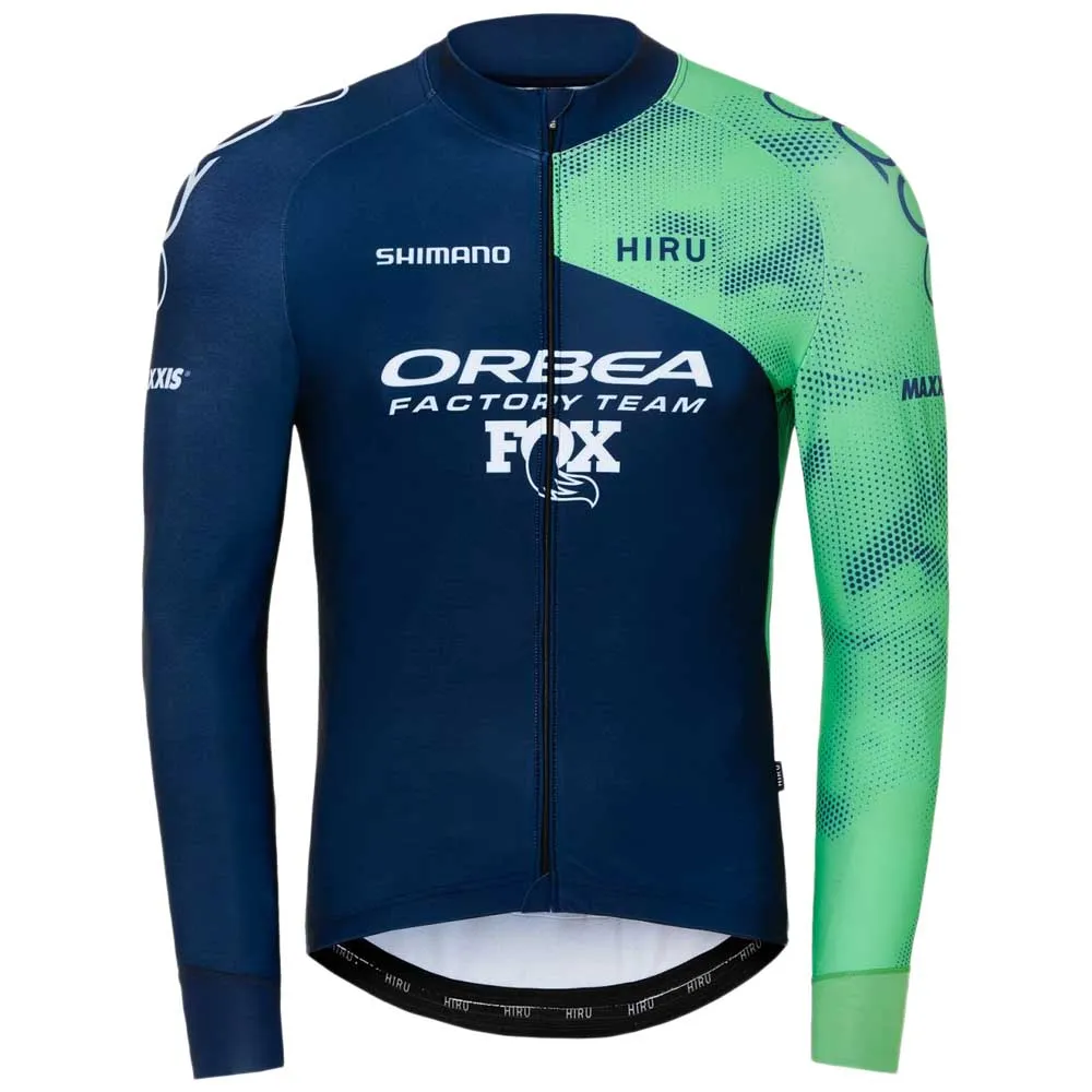 Hiru Core Thermal Orbea Factory Team Langarm-trikot Hiru Core Thermal Orbea Factory Team Langarm-trikot