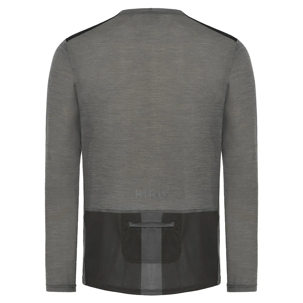 Hiru Lab Merino Langarm-t-shirt