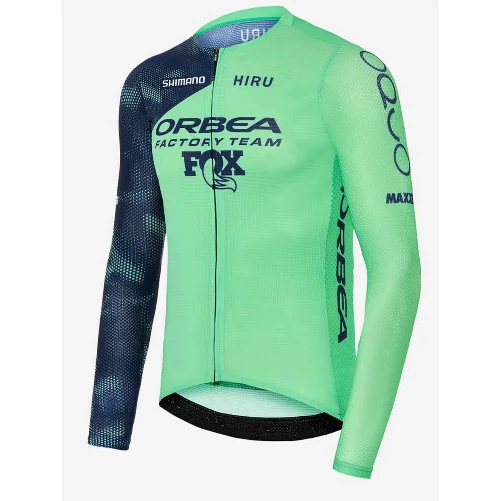 Hiru Lab Race Orbea Factory Team Langarm-trikot Hiru Lab Race Orbea Factory Team Langarm-trikot