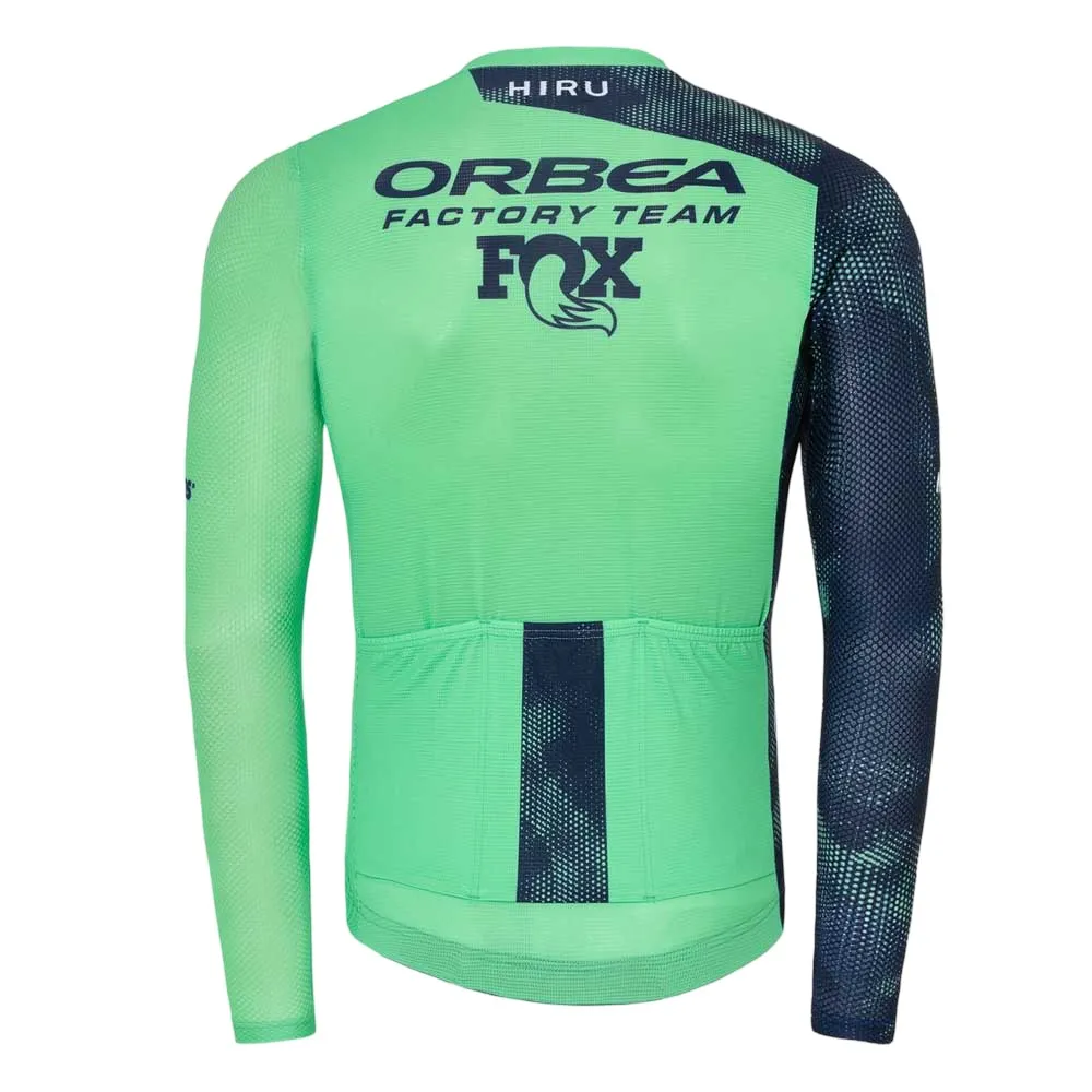 Hiru Lab Race Orbea Factory Team Langarm-trikot Hiru Lab Race Orbea Factory Team Langarm-trikot