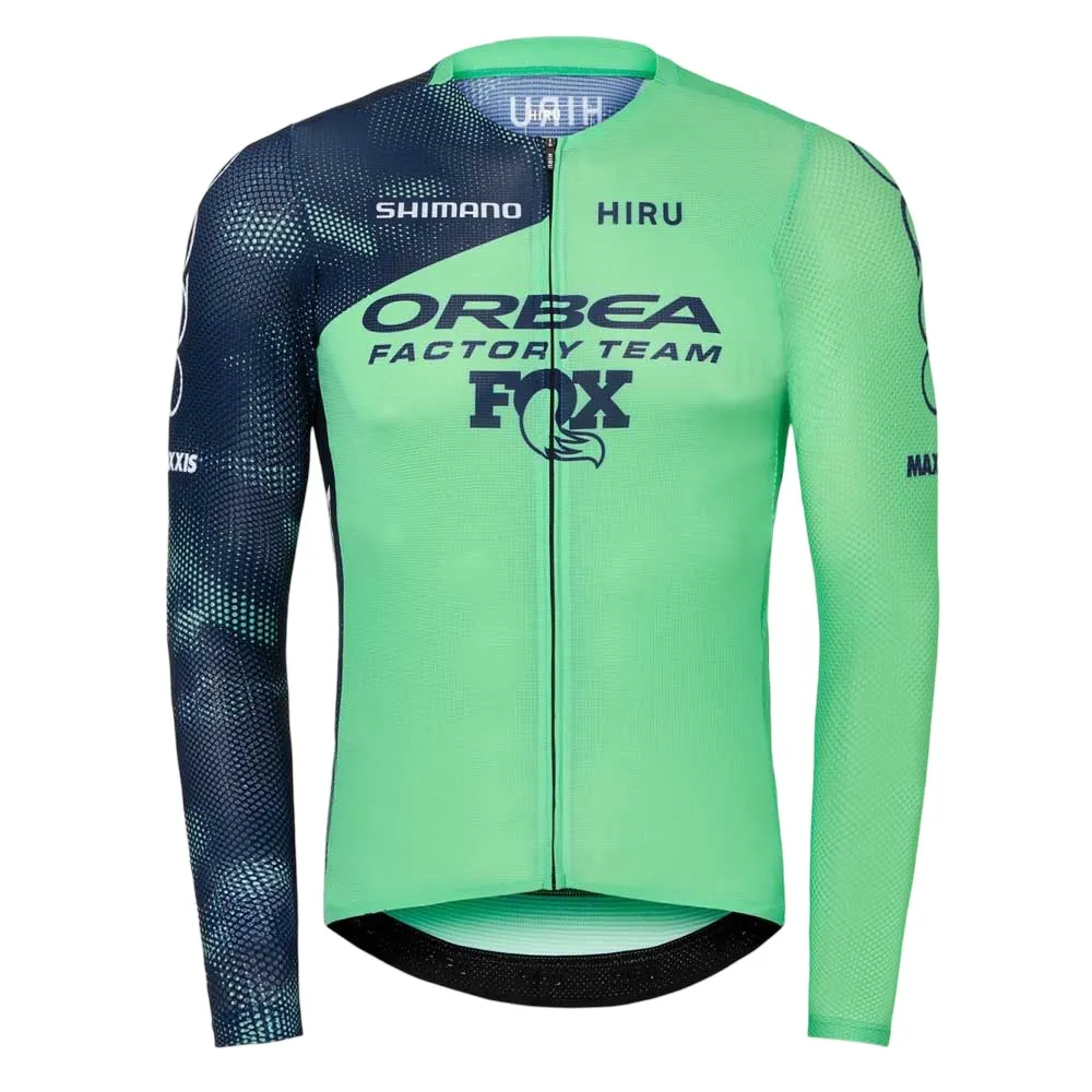 Hiru Lab Race Orbea Factory Team Langarm-trikot Hiru Lab Race Orbea Factory Team Langarm-trikot