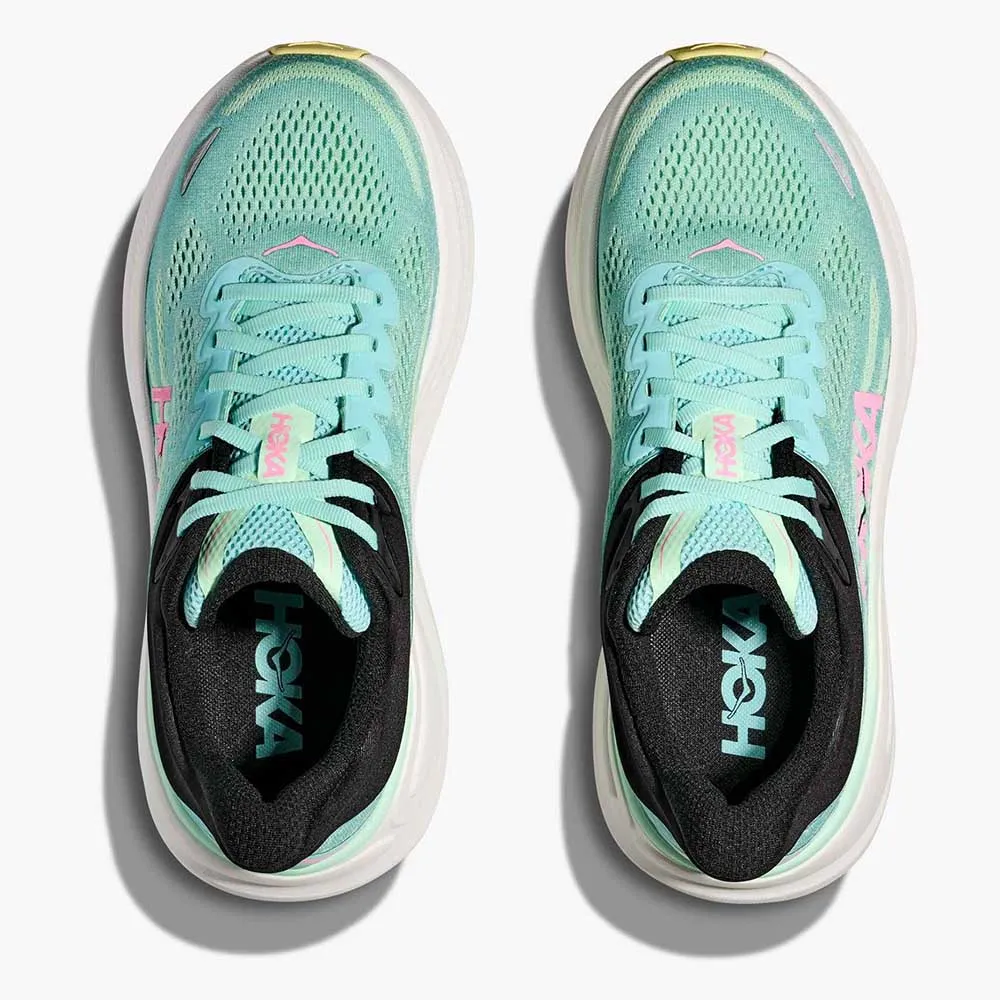 Hoka Bondi 9 Laufschuhe female, Blue spark / mint fluorite