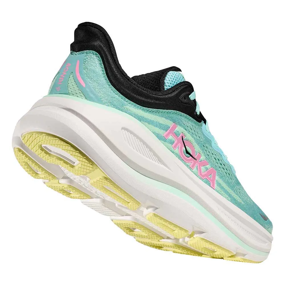 Hoka Bondi 9 Laufschuhe female, Blue spark / mint fluorite