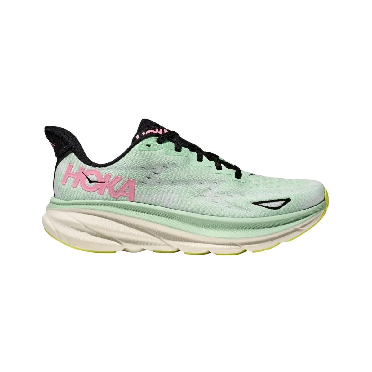 Hoka Clifton 9 SS25 Damen, Grün rosa Hoka Clifton 9 SS25 Damen, Grün rosa