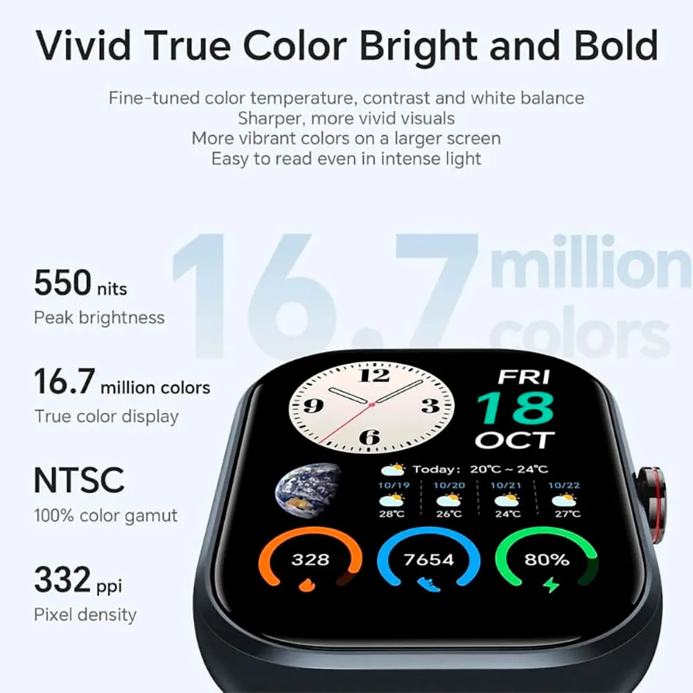 Honor Choice 1.95´´ Smartwatch, Black