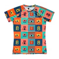 Hoopoe Color Cameras Kurzarm-t-shirt female