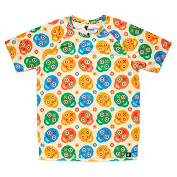 Hoopoe Skully Kurzarm-t-shirt male, Multicolour
