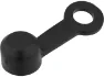 Hope Abdeckgummi mit Lasche für Entlüftungsnippel, Schwarz, one_size