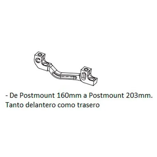 Hope C Postmount Scheibenbrems-bremssattel-adapter, Black, 160-203mm Hope C Postmount Scheibenbrems-bremssattel-adapter, Black, 160-203mm
