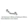 Hope C Postmount Scheibenbrems-bremssattel-adapter, Black, 160-203mm