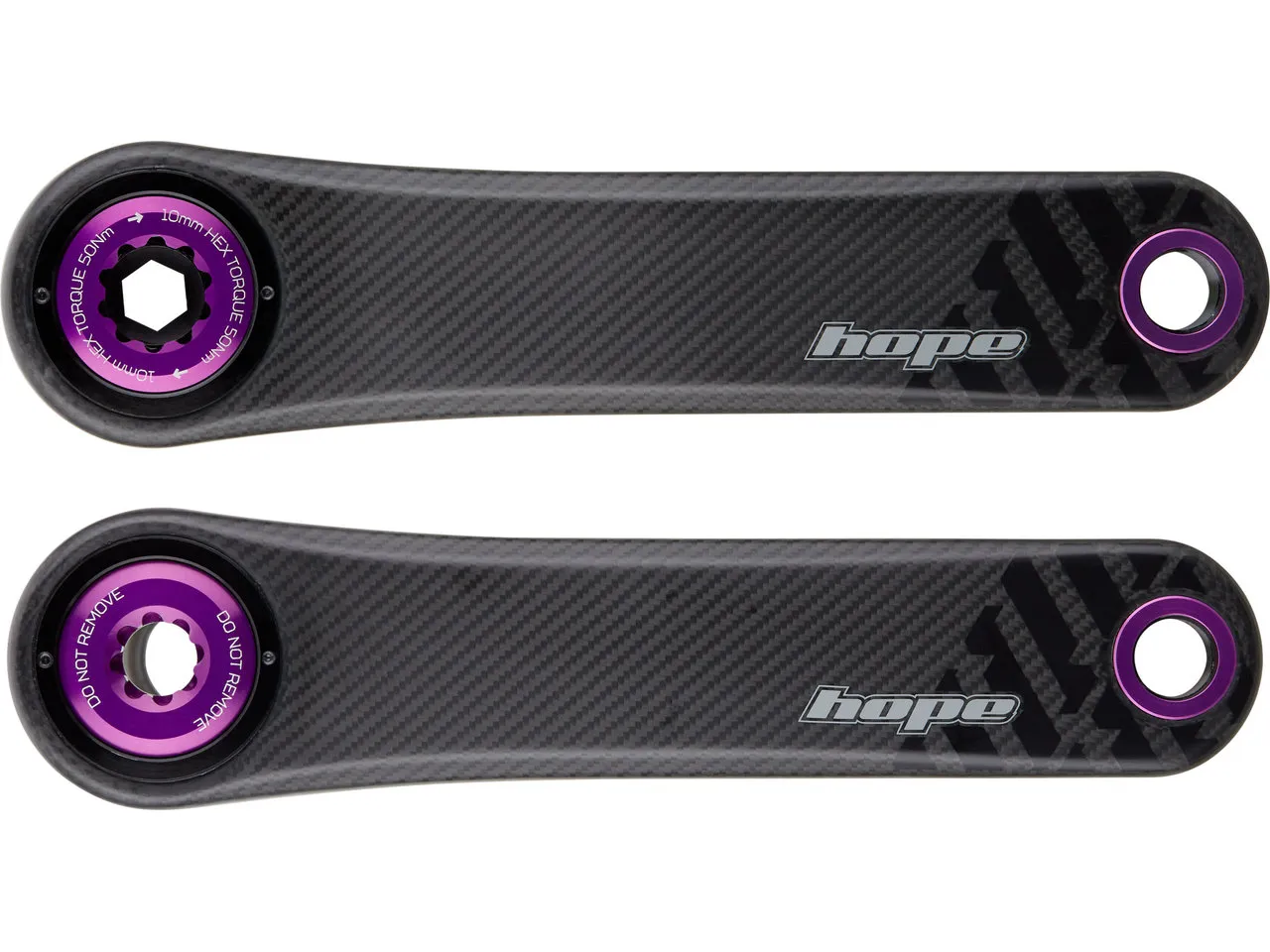 Hope Carbon 68 / 73 mm Kurbel, Lila Hope Carbon 68 / 73 mm Kurbel, Lila