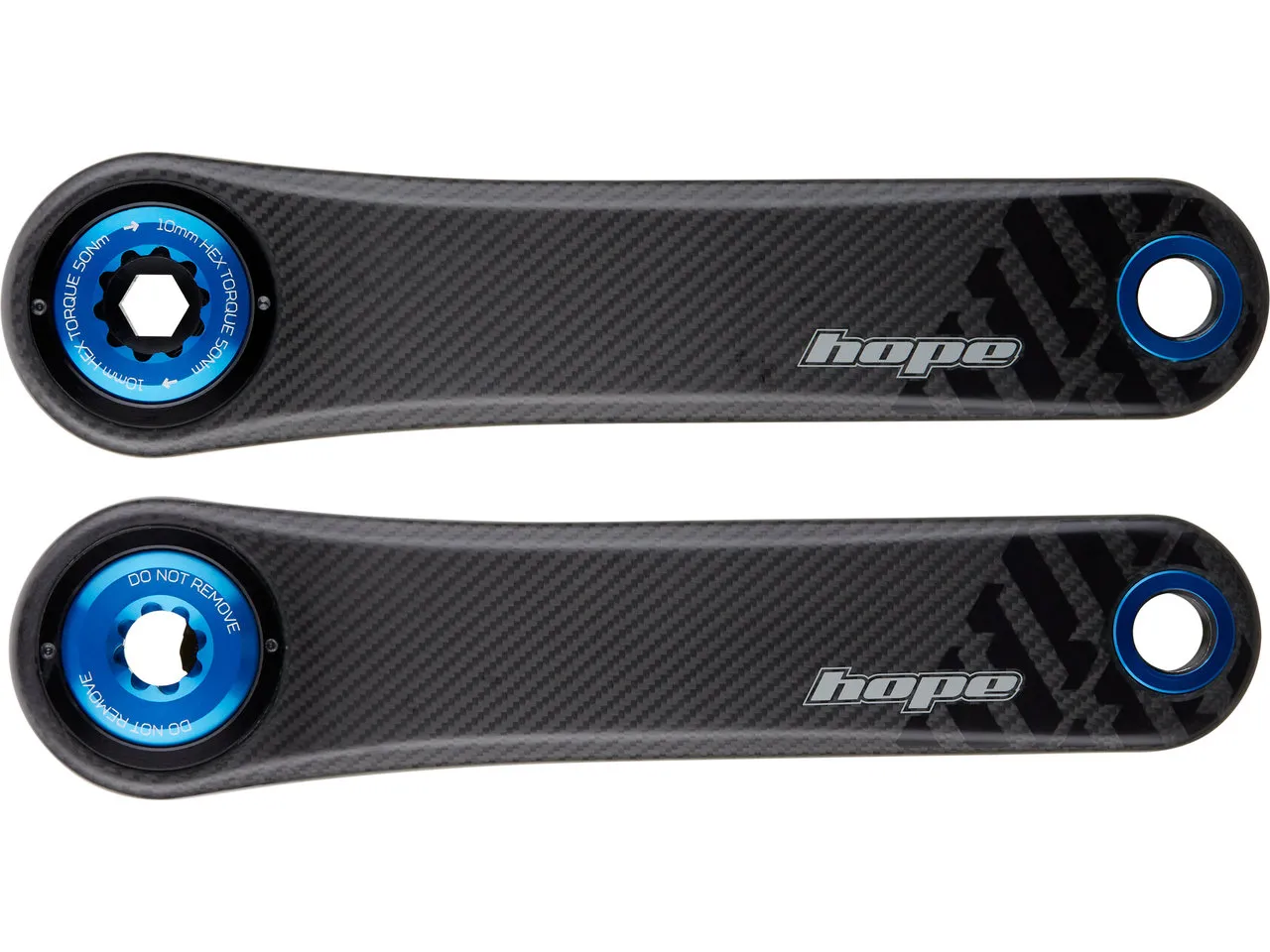 Hope Carbon 73 mm Wide Kurbel, Blau
