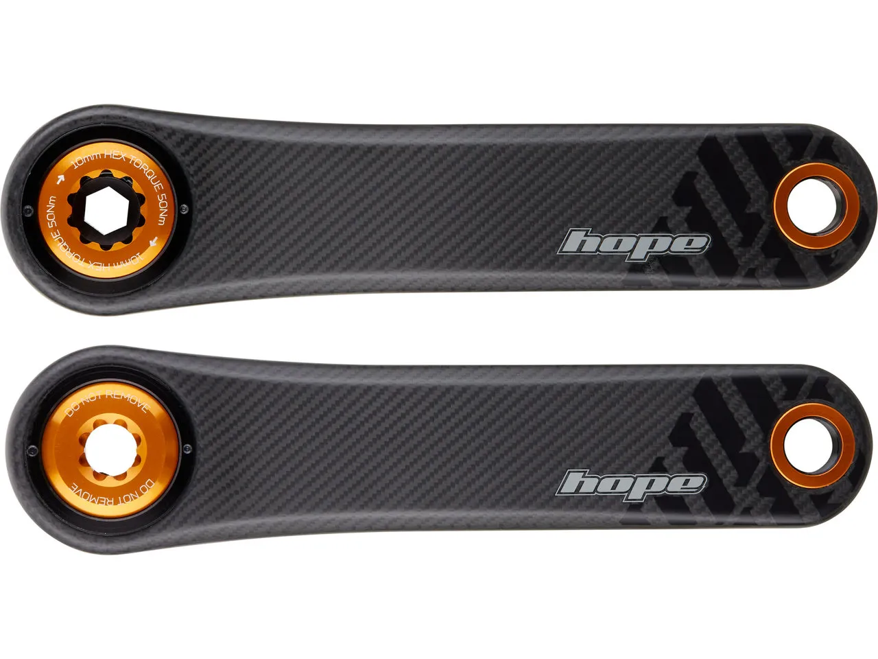 Hope Carbon 73 mm Wide Kurbel, Orange Hope Carbon 73 mm Wide Kurbel, Orange