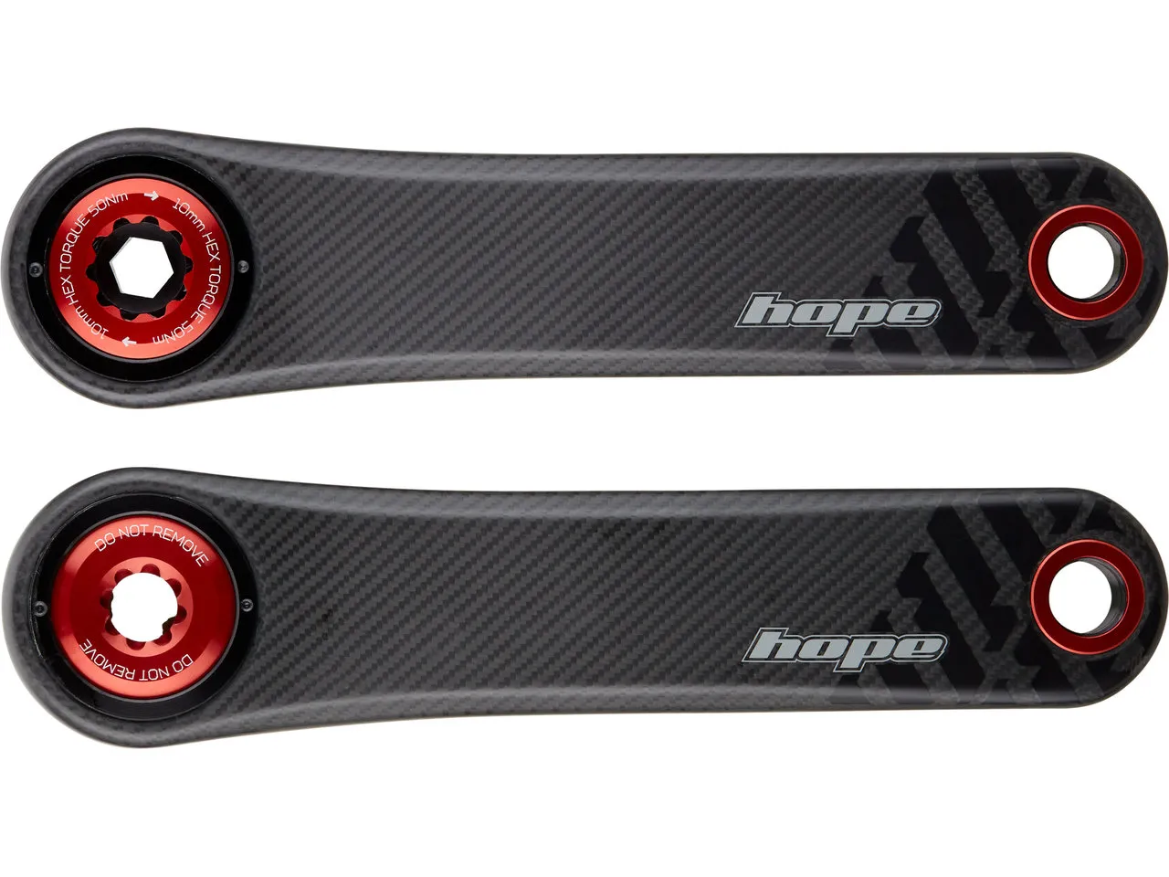 Hope Carbon 73 mm Wide Kurbel, Rot