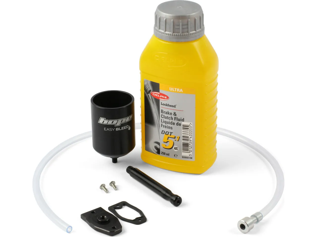 Hope Entlüftungskit Easy Bleed für Tech / Tech Evo mit Bremsflüssigkeit, One_size Hope Entlüftungskit Easy Bleed für Tech / Tech Evo mit Bremsflüssigkeit, One_size