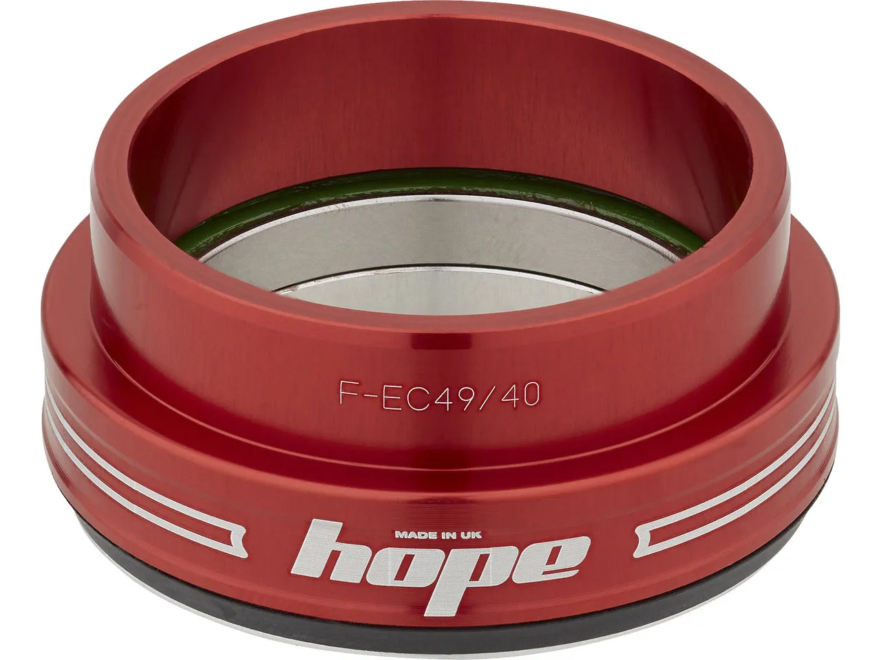 Hope F Steuersatz Unterteil, Red, EC49/40