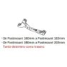 Hope H Is Postmount Scheibenbrems-bremssattel-adapter, Black, 160-183mm / 180-203mm