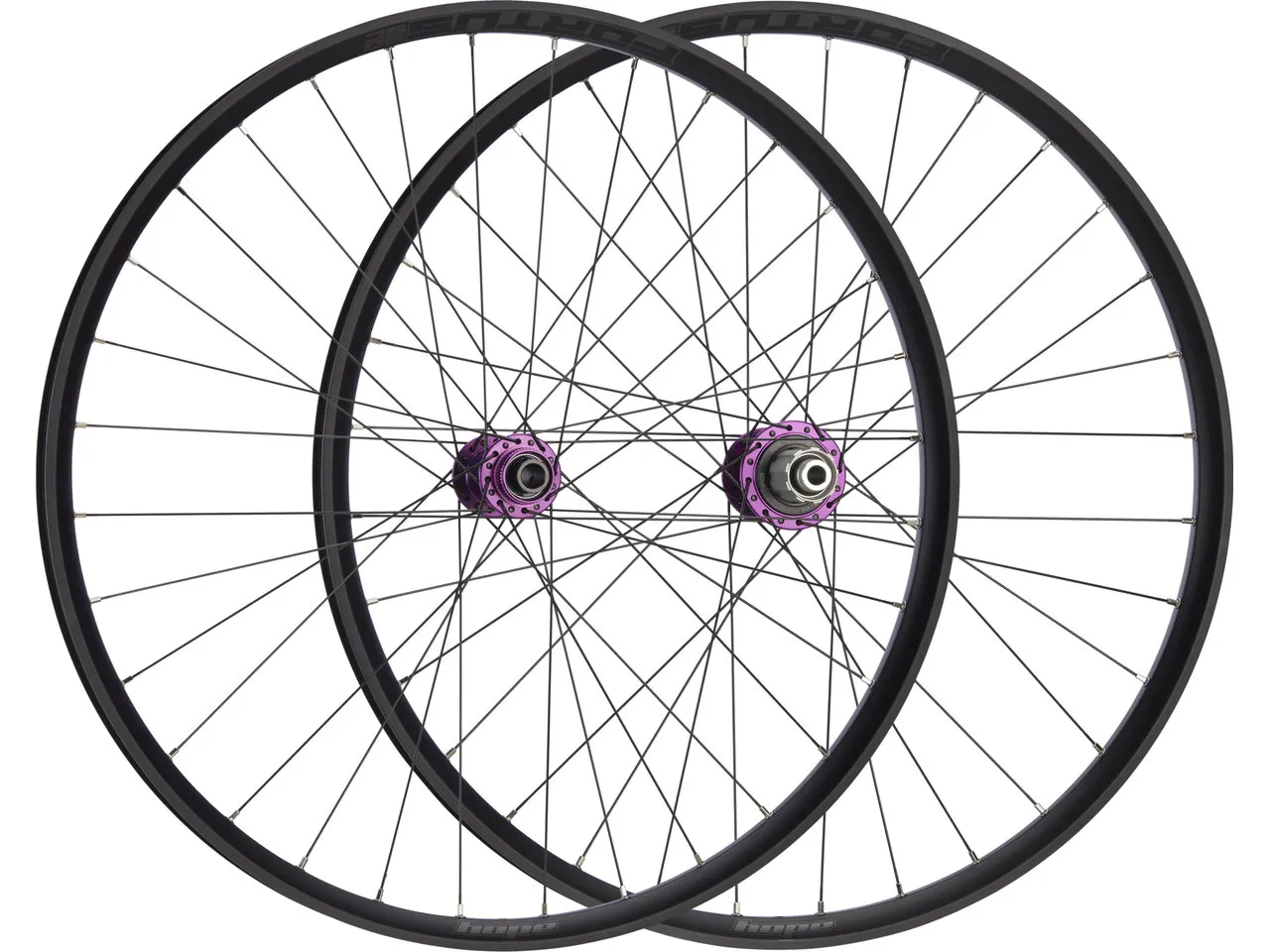 Hope Pro 5 + Fortus 30 SC Disc Center Lock 27,5" Boost Laufradsatz, Lila, 27.5" Satz (VR 15 x 110 Boost + HR 12 x 148 Boost) Shimano Hope Pro 5 + Fortus 30 SC Disc Center Lock 27,5" Boost Laufradsatz, Lila, 27.5" Satz (VR 15 x 110 Boost + HR 12 x 148 Boost) Shimano