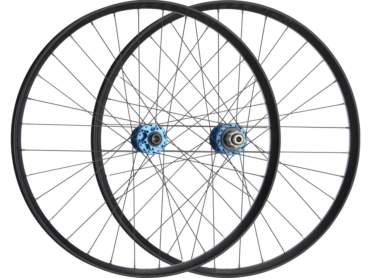 Hope Pro 5 + Fortus 35 Disc 6-Loch 27,5" Boost Laufradsatz, Blau, 27.5" Satz (VR 15 x 110 Boost + HR 12 x 148 Boost) SRAM XD