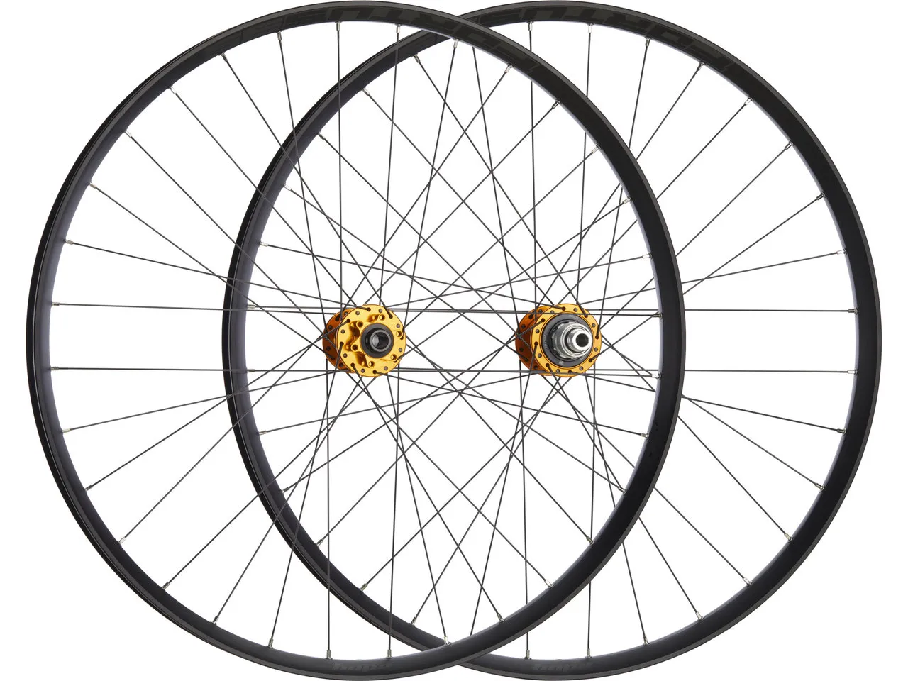 Hope Pro 5 + Fortus 35 Disc 6-Loch 29" Boost Laufradsatz, Orange, 29" Satz (VR 15 x 110 Boost + HR 12 x 148 Boost) Shimano