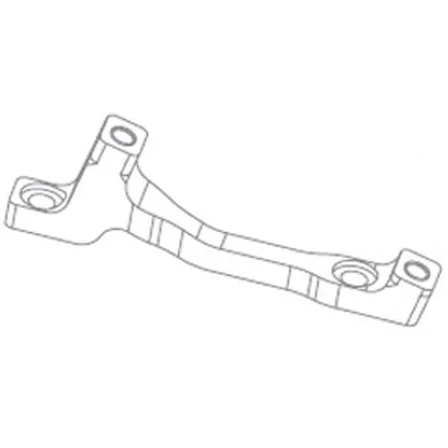 Hope Q Postmount Scheibenbrems-bremssattel-adapter, Black, 203-220mm Hope Q Postmount Scheibenbrems-bremssattel-adapter, Black, 203-220mm