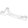 Hope Q Postmount Scheibenbrems-bremssattel-adapter, Black, 203-220mm