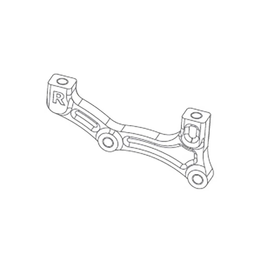 Hope R Is Postmount Scheibenbrems-bremssattel-adapter, Black, 220 / 200mm Hope R Is Postmount Scheibenbrems-bremssattel-adapter, Black, 220 / 200mm
