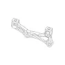 Hope R Is Postmount Scheibenbrems-bremssattel-adapter, Black, 220 / 200mm