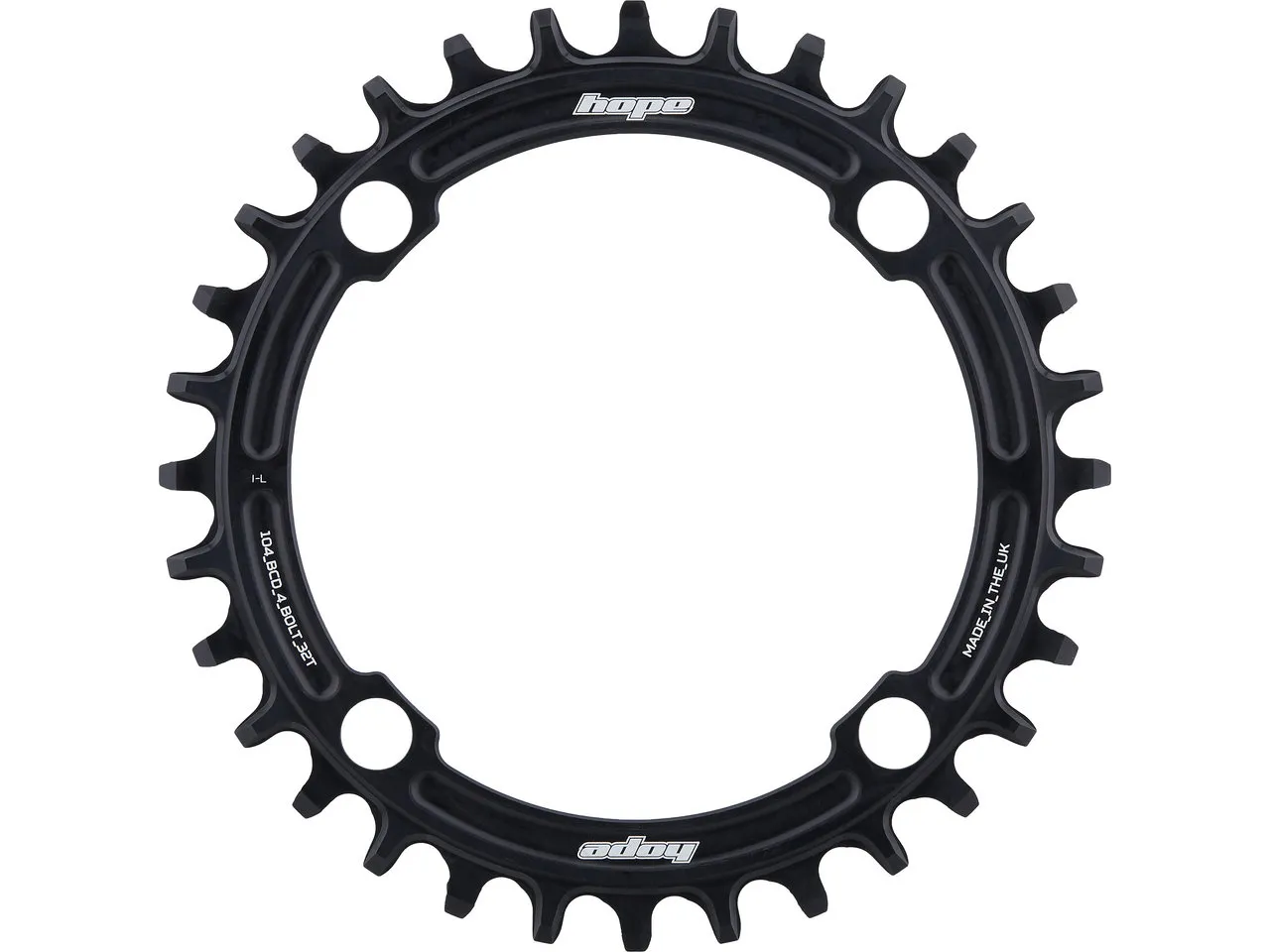 Hope R22 Kettenblatt 4-Arm 104 mm Lochkreis Hope R22 Kettenblatt 4-Arm 104 mm Lochkreis